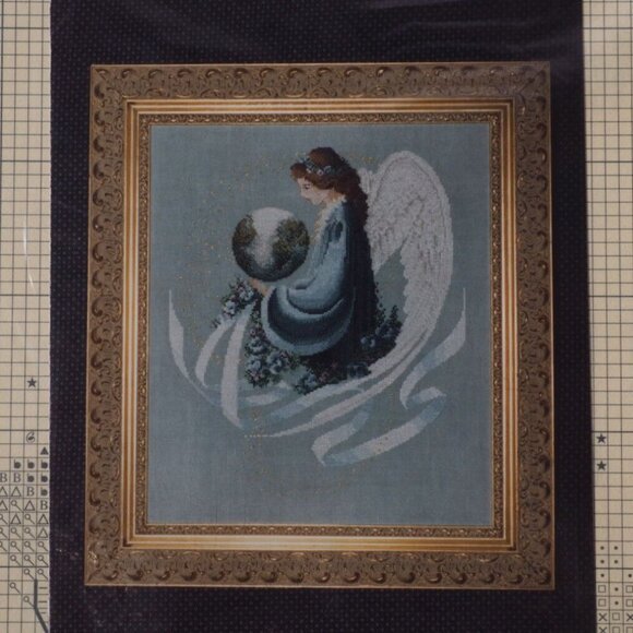 Lavender & Lace "Earth Angel" Victorian Cross Stitch Kit L16 - Picture 2 of 4